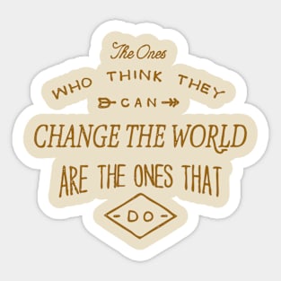 Positive quote Sticker